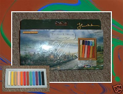 12 Soft Pastels by Rose Art & Thomas Kinkade  