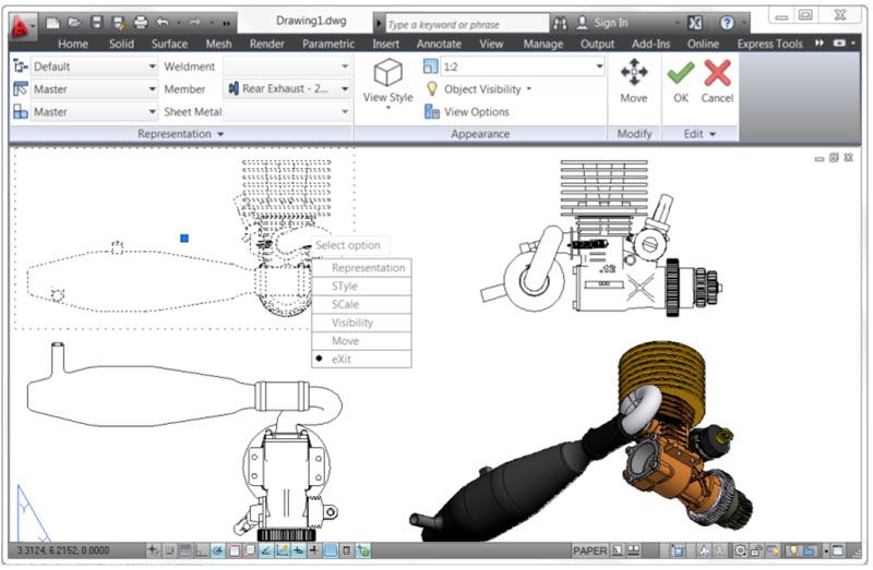 AutoCad 2012 Full Commercial version  TO USA UK EU  