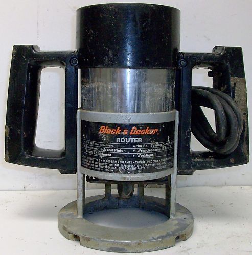 Black & Decker 7614 Type 3 1 1/2Hp Fixed Base Router NR  