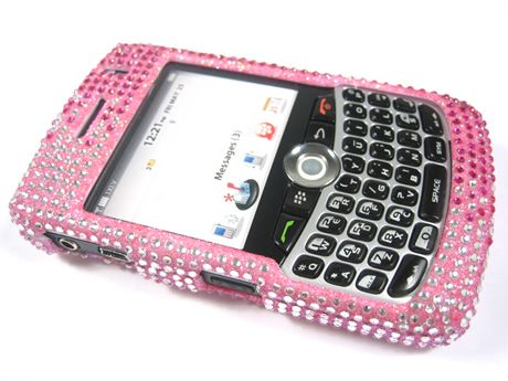 RHINESTONE BLING CRYSTAL HARD CASE COVER BLACKBERRY CURVE 8300 8310 