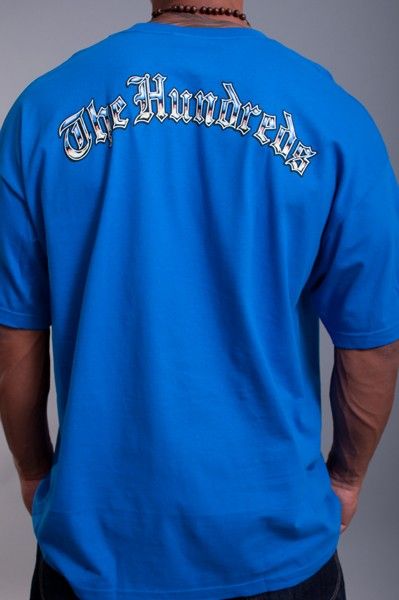   HUNDREDS LOGO HIP HOP ROYAL BLUE LOC RHINO TEE T SHIRT SIZE 2XL  