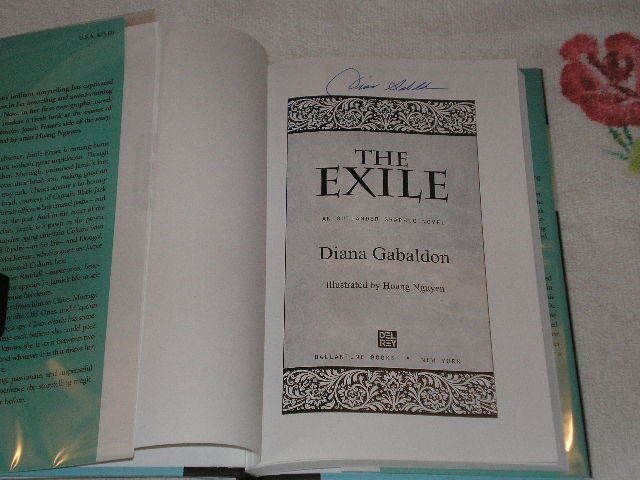 The Exile by Diana Gabaldon  signed  9780345505385  