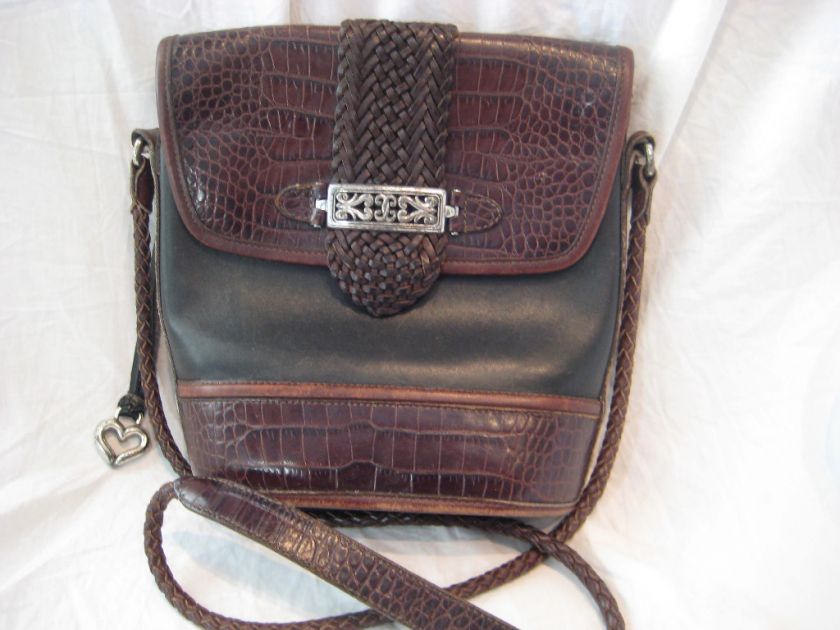 AUTHENTIC BRIGHTON PURSE~HANDBAG~SHOULDER BAG~BROWN~WOW  