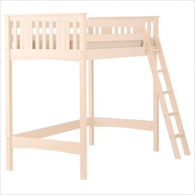 Canwood Furniture Base Camp Loft Bed in White 2153 1  