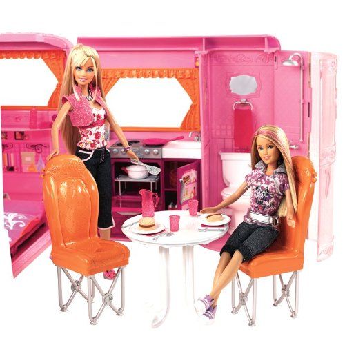 BRAND NEW Barbie Pink Glamour Camper  