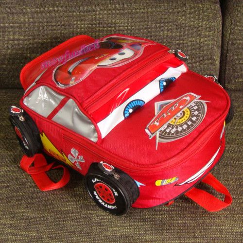 Pixar cars Lightning McQueen backpack school bag F6 13  