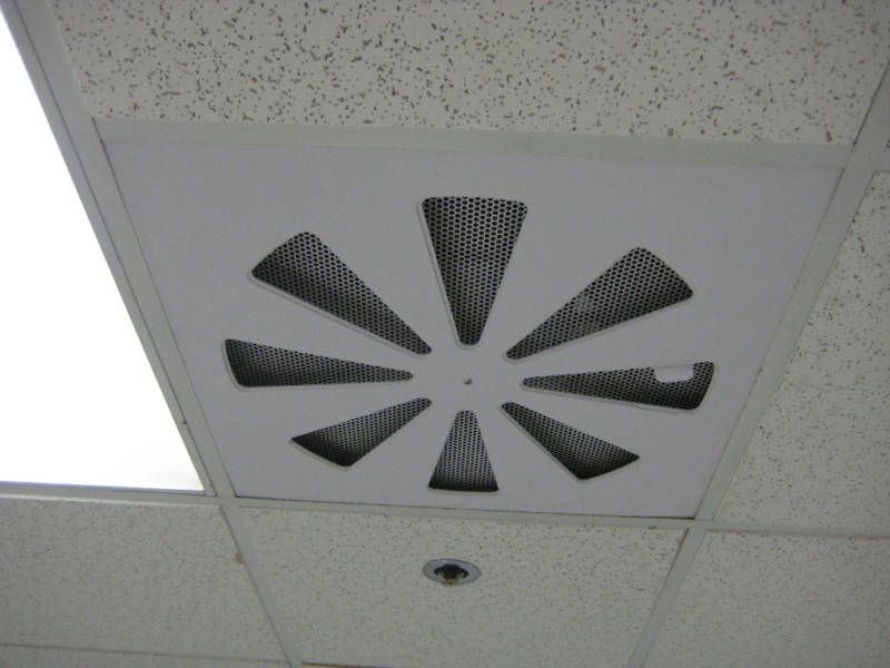 Adjustable Drop Ceiling Register Vent Cover   Heat A/C  