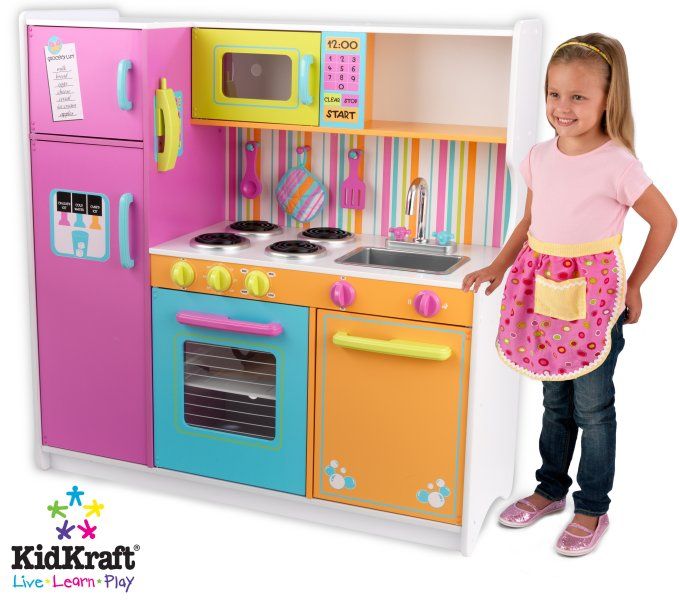   kids pretend play kitchen toy set new imaginative wood kitchen fast