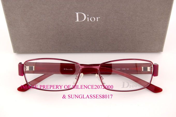 New Christian Dior CD Eyeglasses Frame 3683 HWN PLUM  