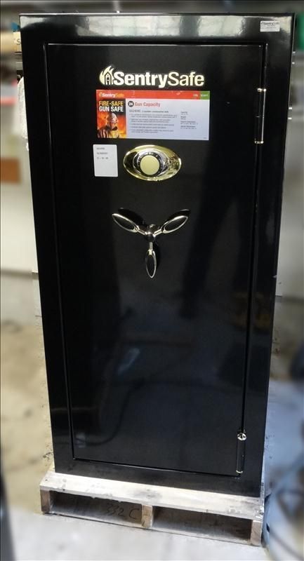 Gun Safe SentrySafe, 24 Gun, Gloss Finish, Combination Lock, Fire Safe 