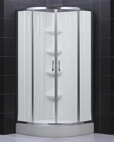 Dreamline Sector 36 X 36 Shower Base And Backwall Kit DL 6178 00 