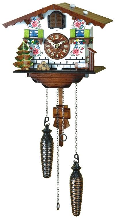 Cuckoo Clock Swiss house, incl. batteries NEW  