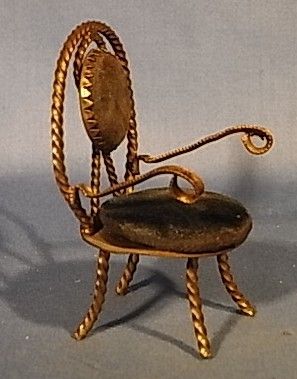 ORMULU CHAIR DOLLHOUSE ACCESSORIES ANTIQUE GERMAN WT278  