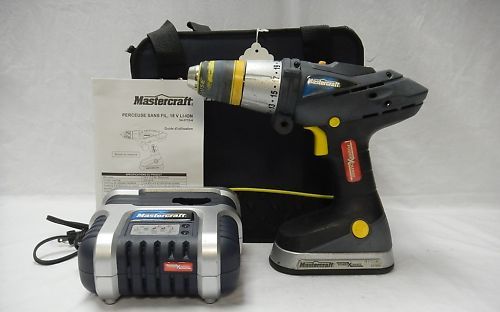 MASTER CRAFT 54 2713 4 18 VOLT LI  ION CORDLESS DRILL  (4986)  