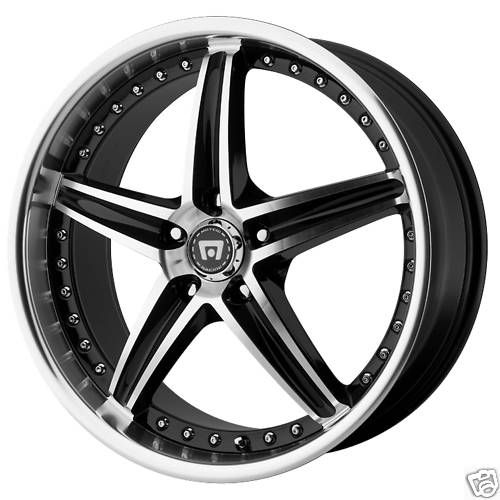 Motegi Racing MR107 Black 20 X 8.5 Wheels & Tires DEAL  