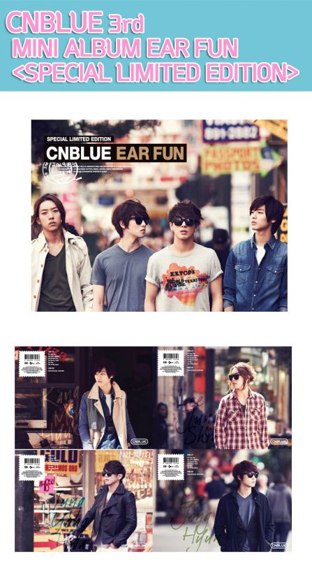 CNBLUE 3rd MINI ALBUM [ EAR FUN ] SPECIAL LIMITED EDITION + 140p 