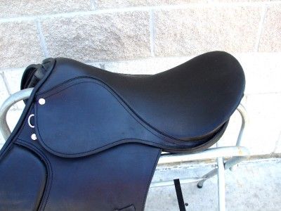 17Black ALL Purpose English EVENT JUMP Saddle 6pc set  