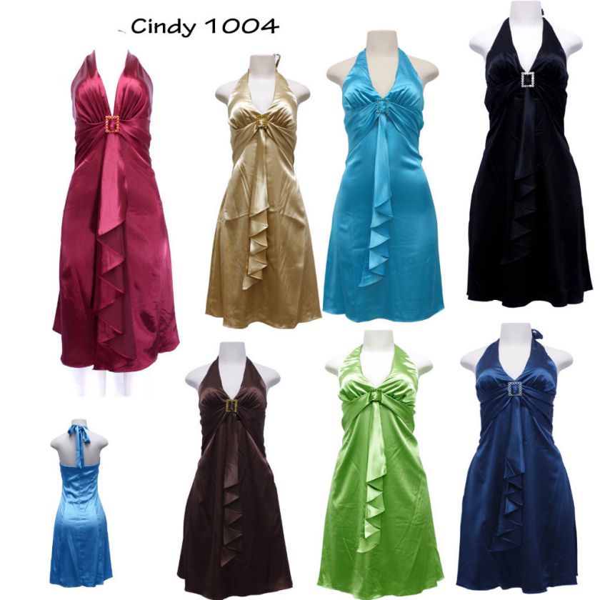 Cindy 1004 Bridesmaid Prom Evening Formal Dresses  