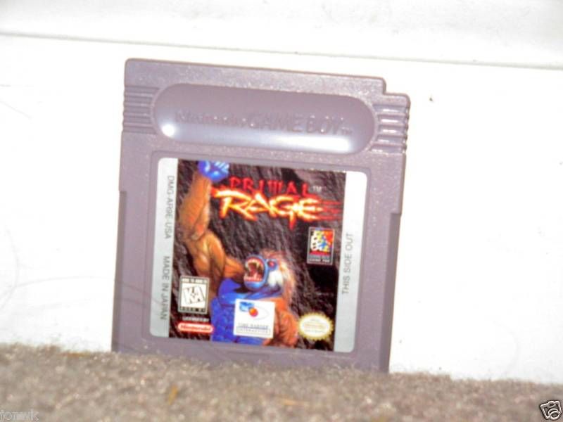 PRIMAL RAGE   Nintendo Game Boy 031763108528  