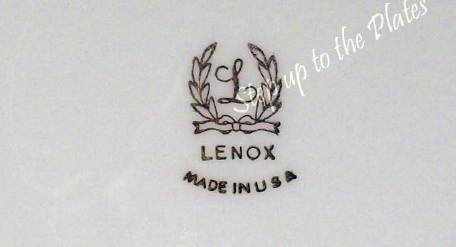 lenox greenfield gourmet server aka chip dip earlier backstamp awesome 