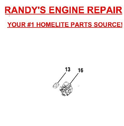 Carburetor Homelite Ryobi 308054007 fits 30cc models  