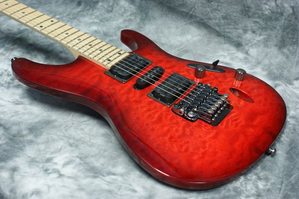 Ibanez S570MQM Trans Red Burst  