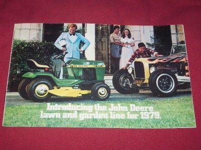 1979 John Deere 314 317 400 Lawn Tractor Brochure 108 111 850 950 68 