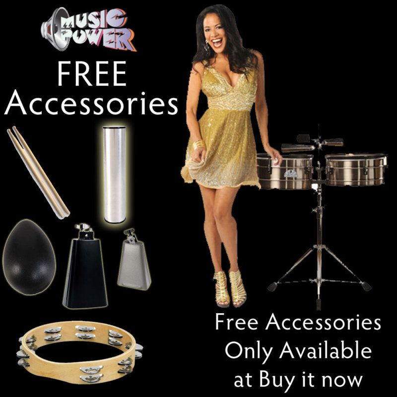 Toca Percussion Sheila E Signature Timbales & Stand  