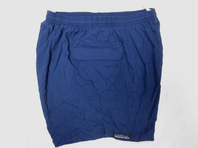 Lifeguard Nylon Swim Side Pocket Navy Trunk Men Medium  