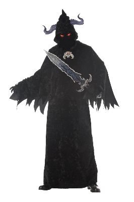 Demon of War LED Light Eyes Halloween Costume One Size  