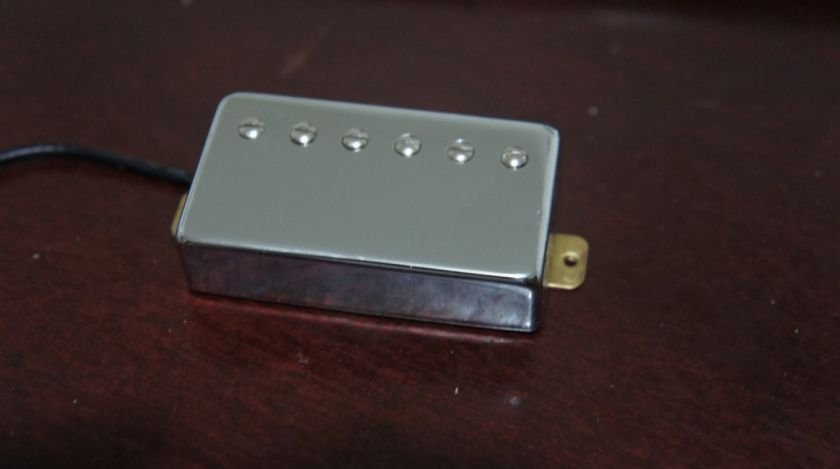 NICKEL PAF STYLE HUMBUCKER PICKUP ALNICO V BRIDGE  