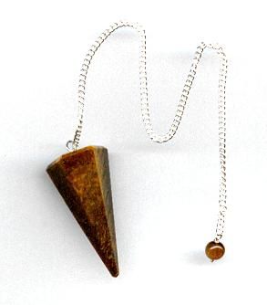 Tiger Eye Pendulum   Multi sided #3 ~Divination  