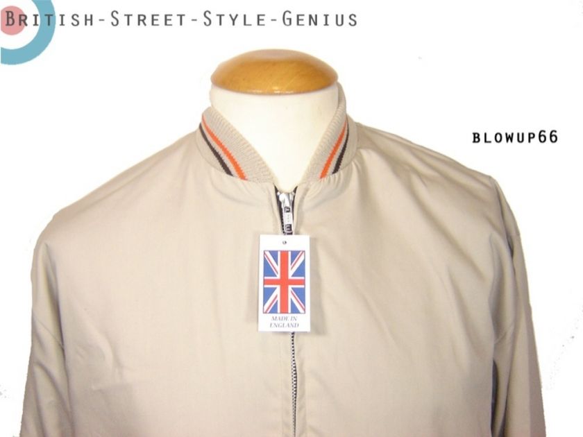 Classic Mod Monkey Jacket cut from original 60s pattern