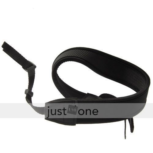 Elastic Skidproof Neoprene Neck Strap DSLR SLR Cameras  