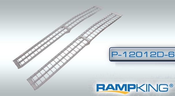   PAIR ALUMINUM LOADING MOTORCYCLE QUAD ATV RAMPS 120 X 12 PAIR  