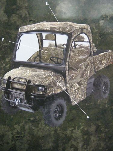 POLARIS RANGER HOOD DUMP BOX CAMO COVER KIT   NEW  