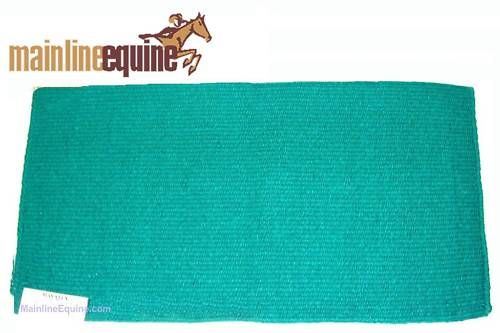 Mayatex Wool Saddle Show Blanket Oversized 38x34 Teal  