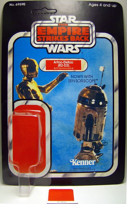 VINTAGE STAR WARS FIGURES Resto Kit ESB R2 D2 SENSOR  