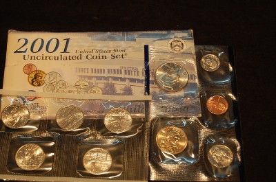   MINT Uncirculated Set With SAC Dollar & Kennedy Half & State Quarters