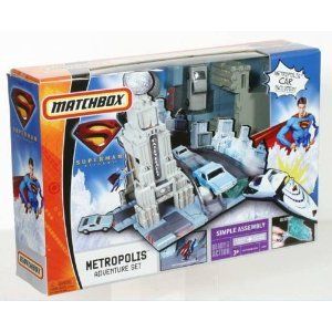 Superman Matchbox Metropolis Playset New MISB By Mattel  