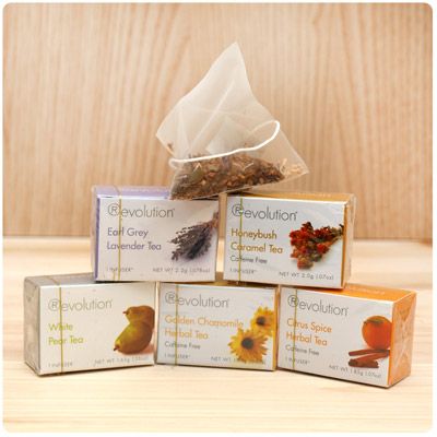 Revolution Herbal Tea Gift set Earl Grey,Golden Chamomile,Honeybush 