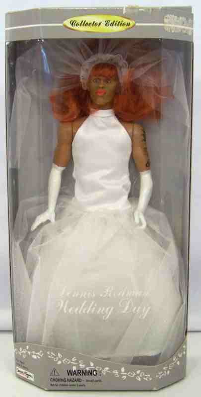 STR PLAYERS#72005 DENNIS RODMAN WEDDING DAY BARBIE DOLL  